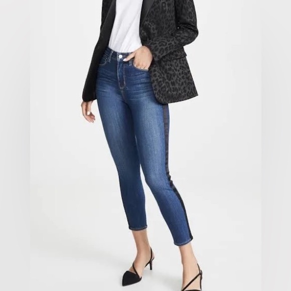 NWT L’Agence Margot Satin Tux Black Stripe Neptune Jeans
NWT - Picture 5 of 5